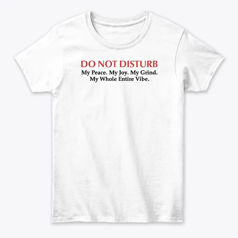 DO NOT DISTURB